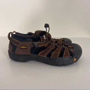 Keen Brown & Orange Hiking Sandals